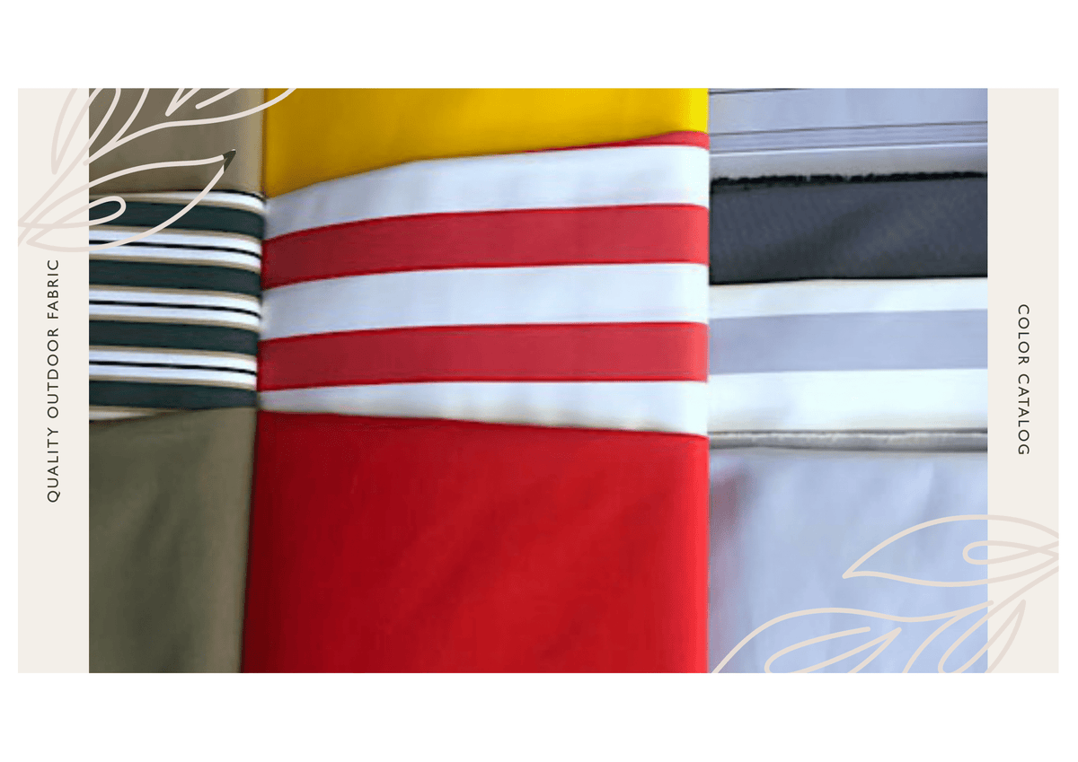 2023 PATIO GURU OUTDOOR FABRIC COLOR CATALOG