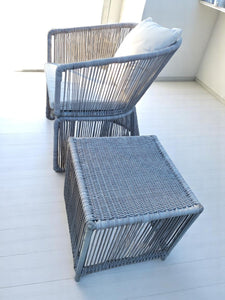 Restaurant rope lounge chair