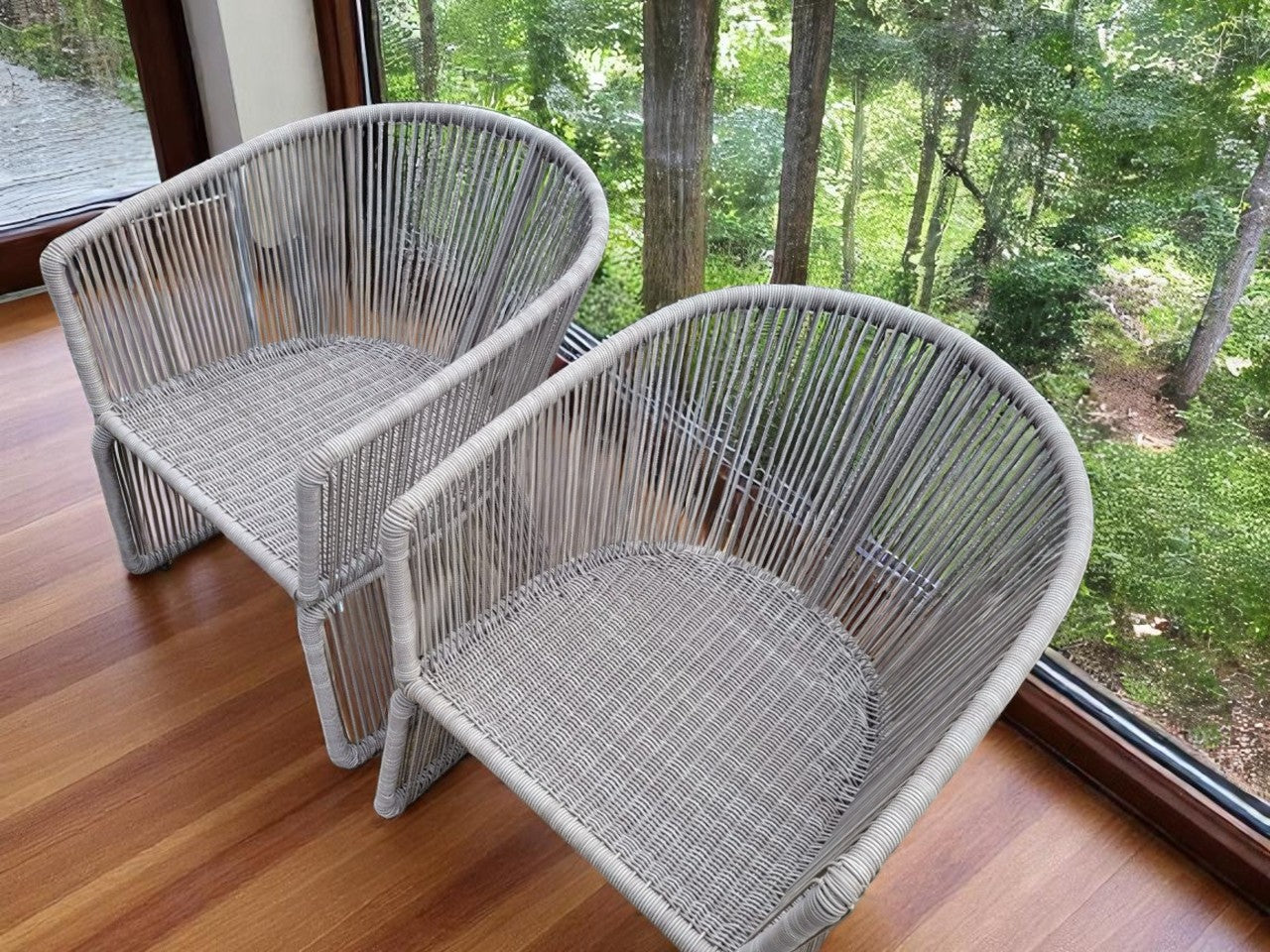 Restaurant rope lounge chair