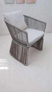 Restaurant rope lounge chair