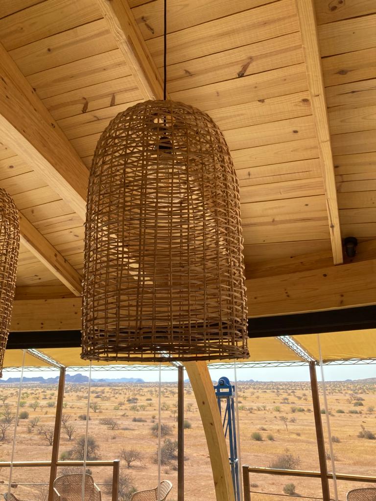 001 Rattan Peel Light pendant