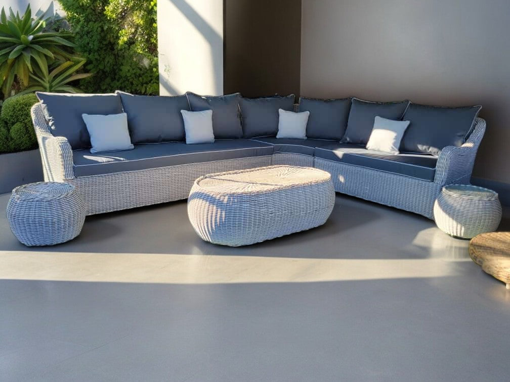 Outdoor Furniture Corner Lounge 7-Seater  (Slim-line design)