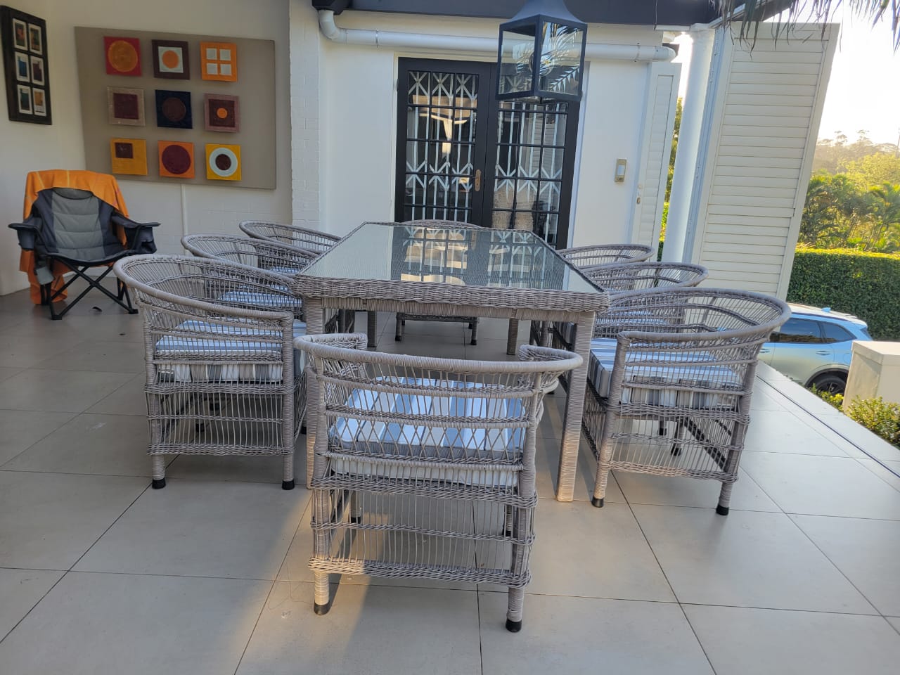 Outdoor Malawi Chairs 8-seater set