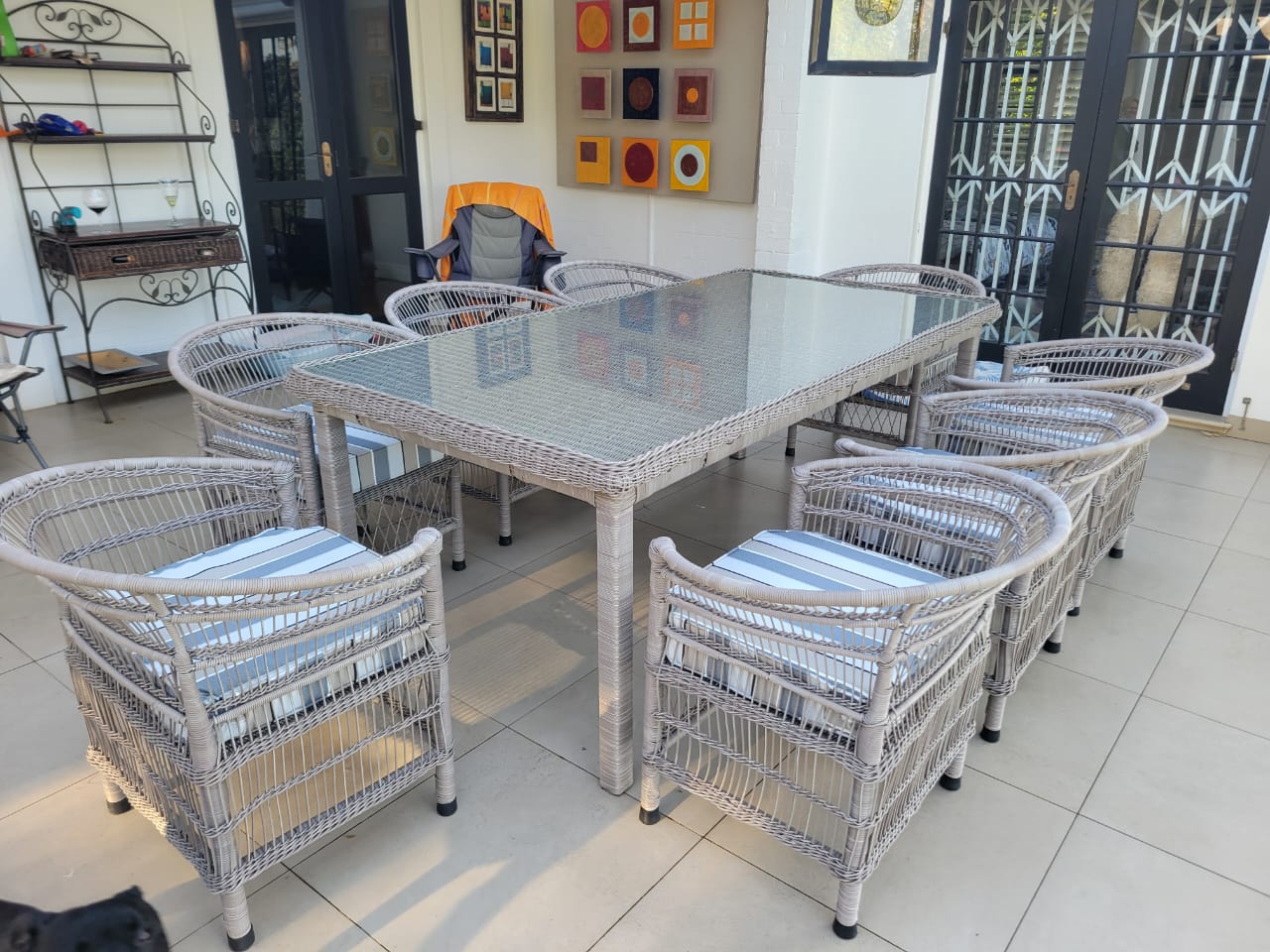 Outdoor Malawi Chairs 8-seater set