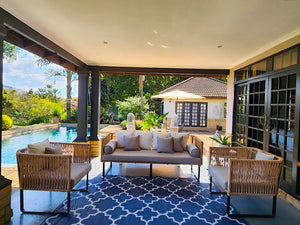 Outdoor Furniture Woven Rope 5-seater
