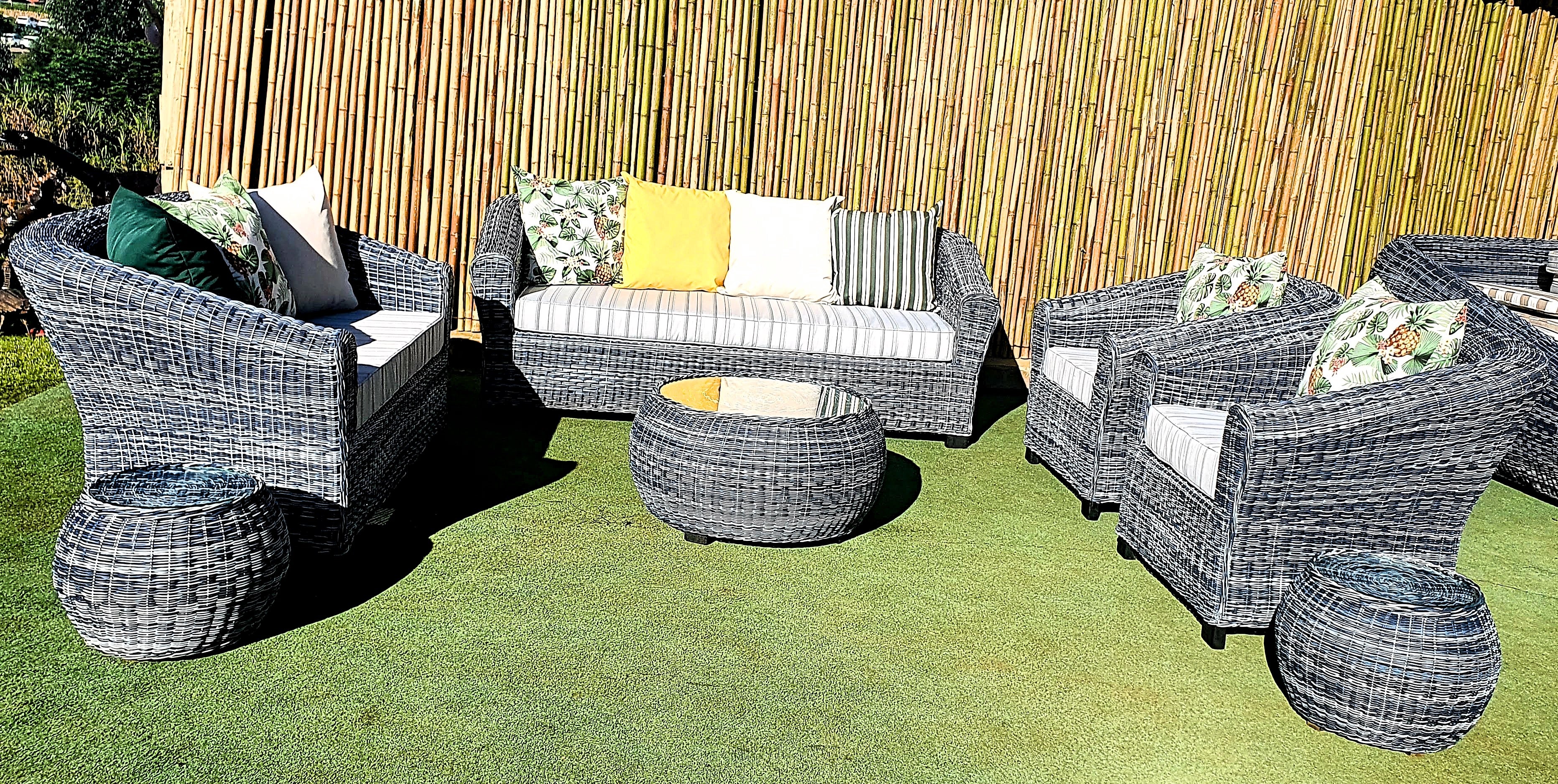 Outdoor Furniture Round double Weave Set 7-Seater freeshipping - PATIO GURU SHOP