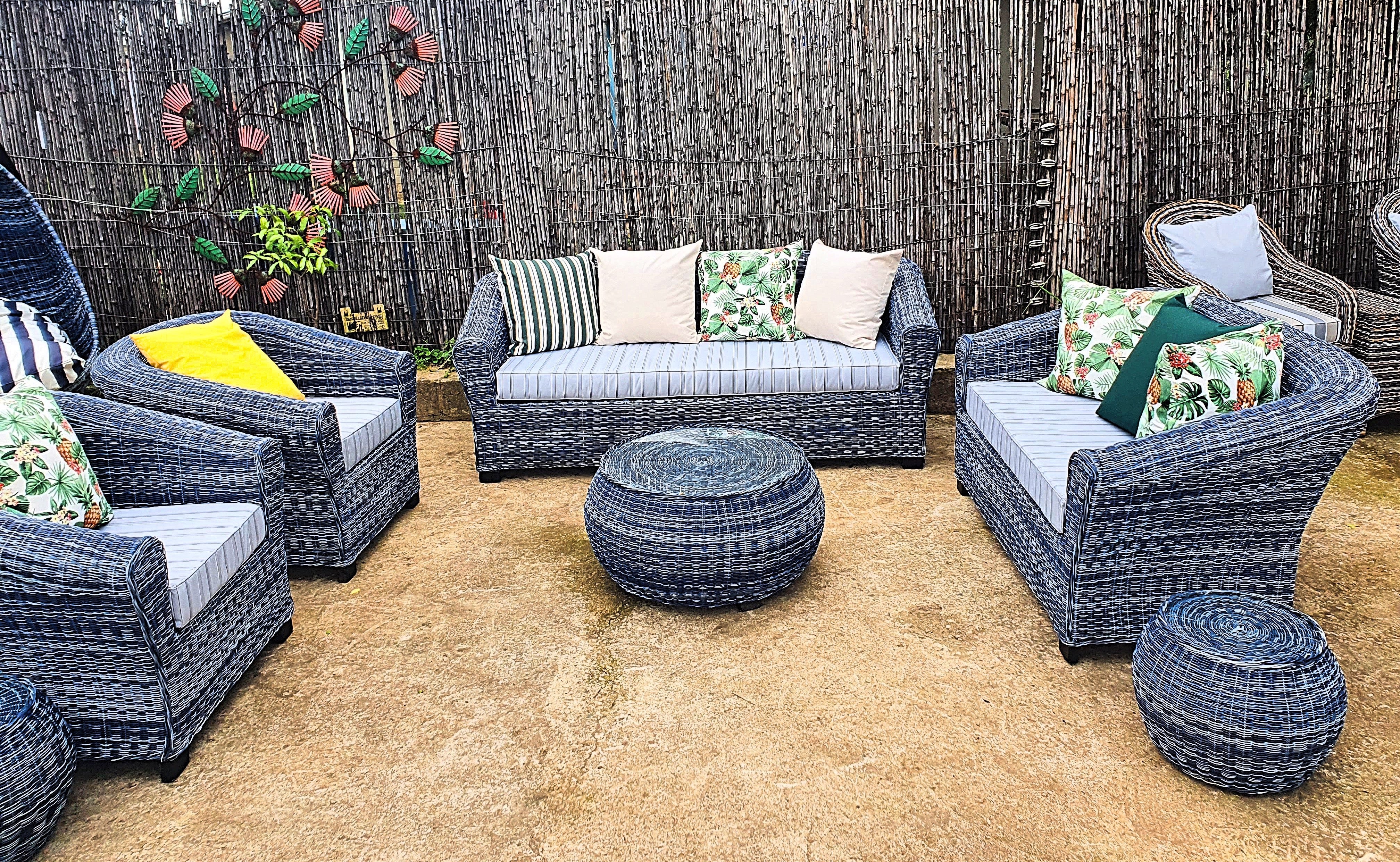 Outdoor Furniture Round double Weave Set 7-Seater freeshipping - PATIO GURU SHOP