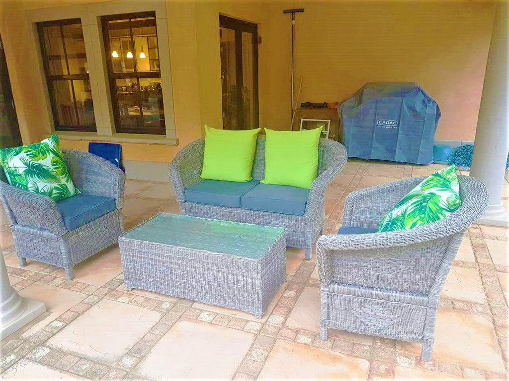 Outdoor Furniture Ward Design Single weave 4-Seater Set freeshipping - PATIO GURU SHOP