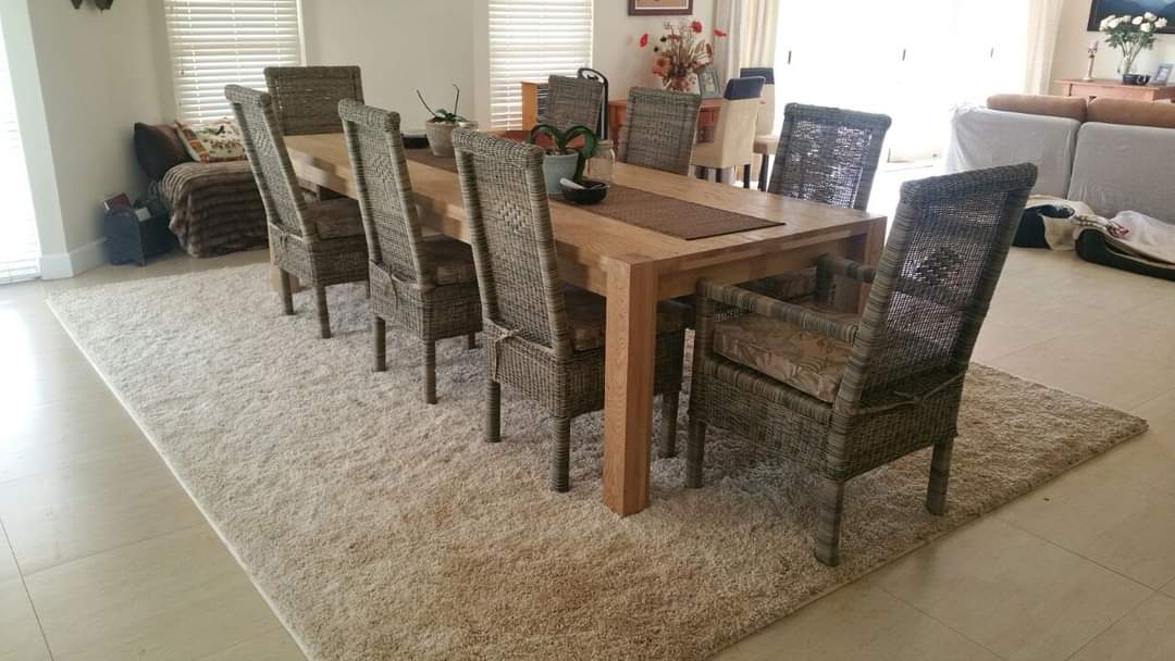Outdoor Dining room Furniture 8-Seater set (Single weave design) freeshipping - PATIO GURU SHOP
