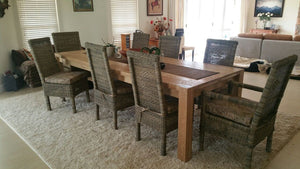 Outdoor Dining room Furniture 8-Seater set (Single weave design) freeshipping - PATIO GURU SHOP