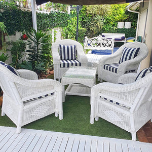 ﻿Outdoor Furniture (6-Legs Design) 4-Single Seater