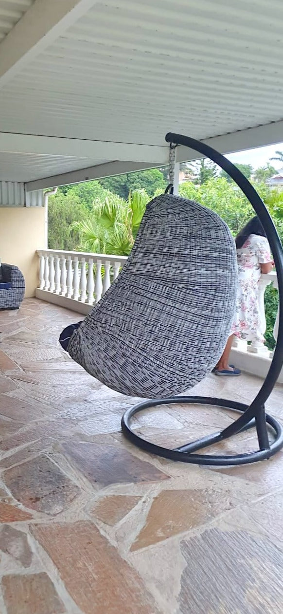 Swing-Hanging Chair, Stand and Cushion