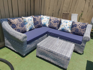 Outdoor Furniture Corner Lounge (Rhona Design) 5-Seater freeshipping - PATIO GURU SHOP