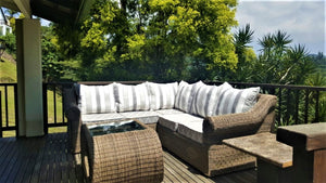 Outdoor Furniture Corner Lounge (Rhona Design) 5-Seater freeshipping - PATIO GURU SHOP