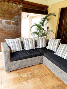 Outdoor furniture Corner Lounge Set (5-seater) Flat-top Design freeshipping - PATIO GURU SHOP