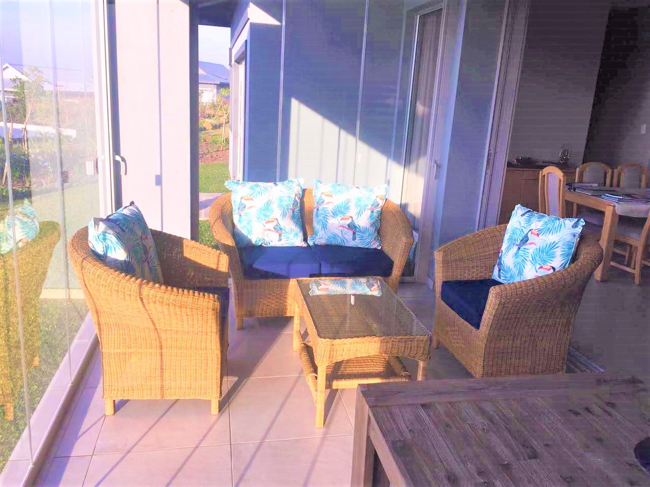 Outdoor Furniture Ward Design Double Weave 4-Seater freeshipping - PATIO GURU SHOP