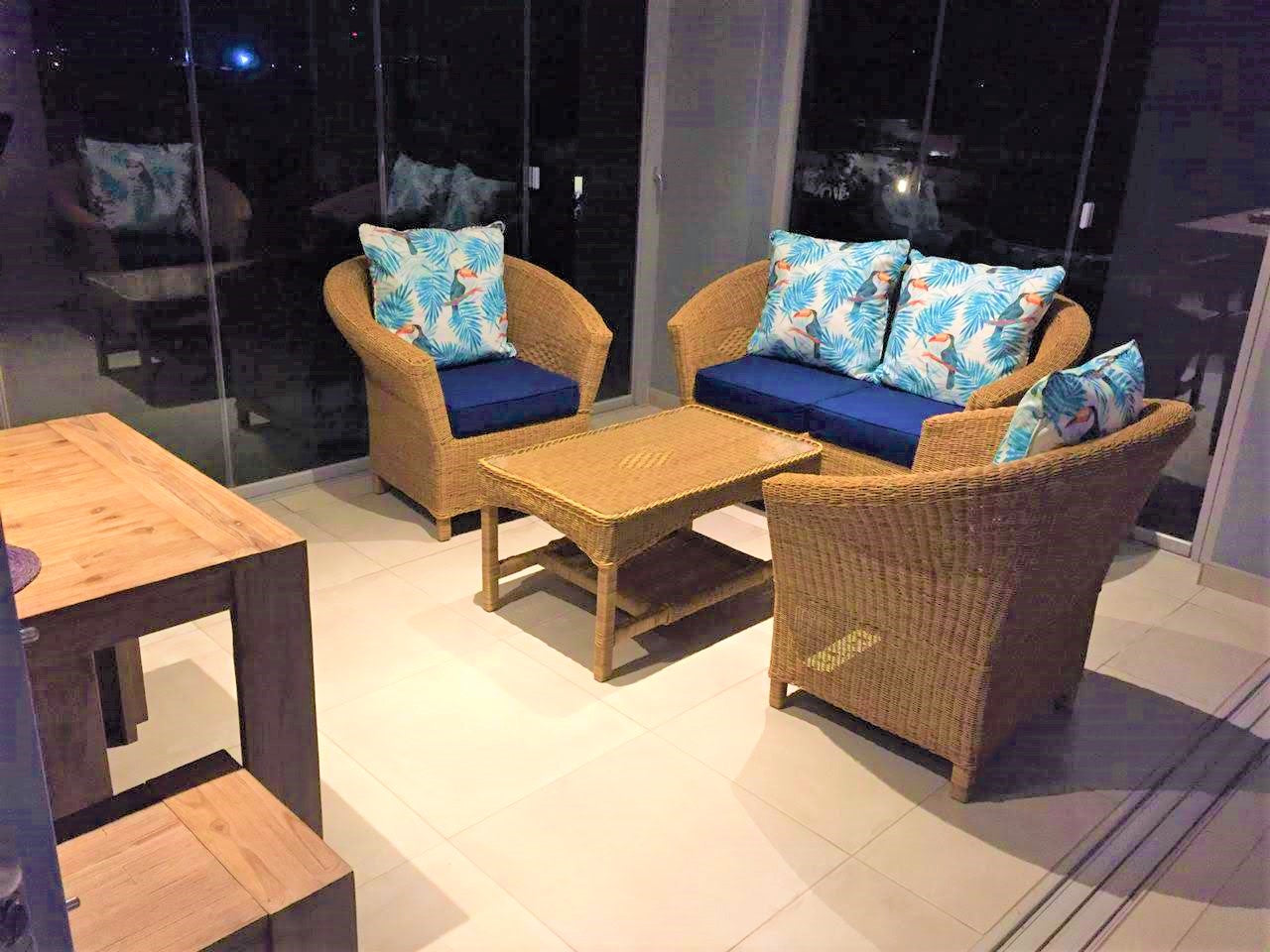 Outdoor Furniture Ward Design Double Weave 4-Seater freeshipping - PATIO GURU SHOP