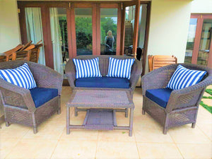 Outdoor Furniture Ward Design Single weave 4-Seater Set freeshipping - PATIO GURU SHOP